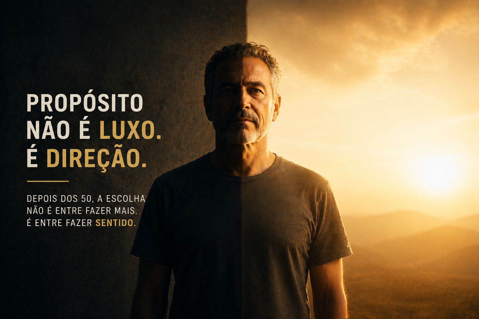Mentalidade e Propósito Depois dos 50: Como Reconstruir Sentido na Segunda Metade da Vida