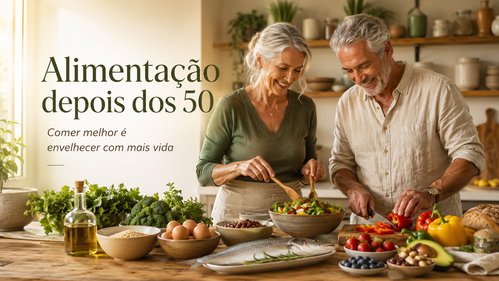 Alimentação Antienvelhecimento Depois dos 50: Como Comer Melhor Para Ter Saúde