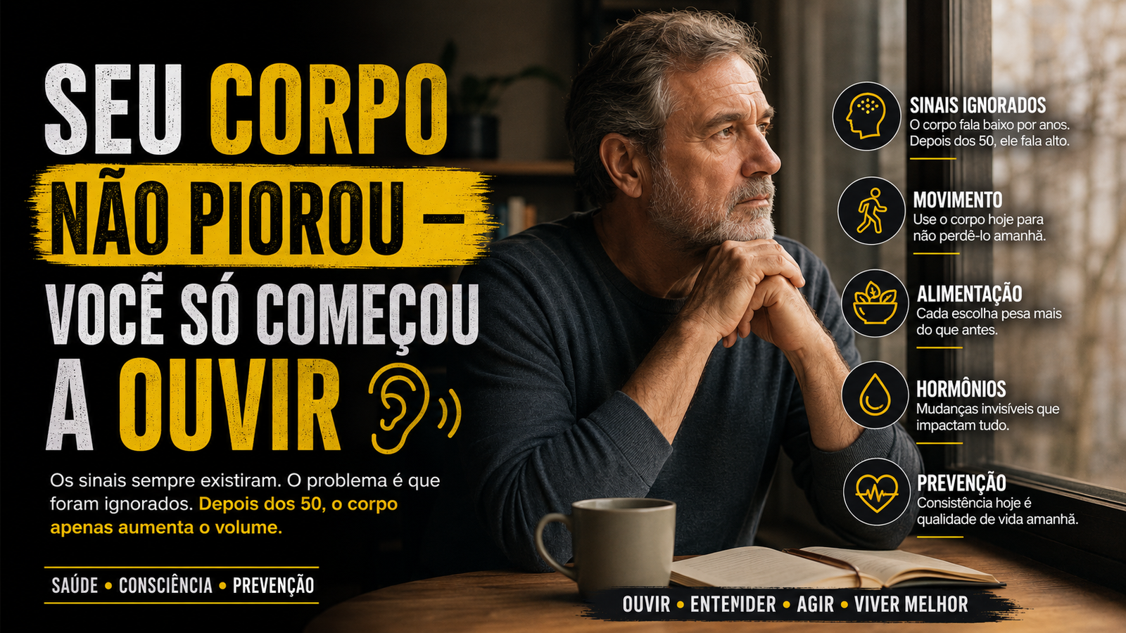 O Corpo Não Piora Depois dos 50
